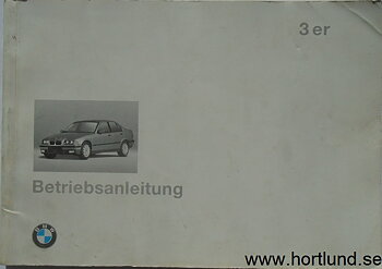 1996 BMW 3 er Betriebsanleitung