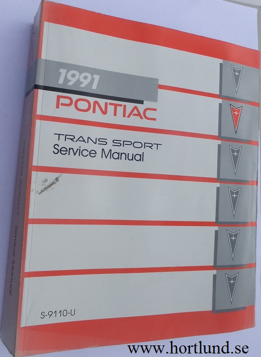 1991 Pontiac Trans Sport Service Manual