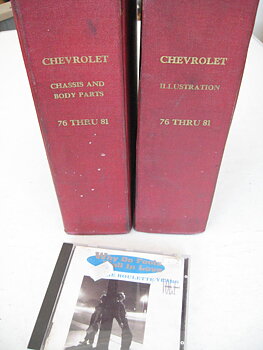 1976 - 1981 Chevrolet Chasis and Body Parts Catalog + Illustration
