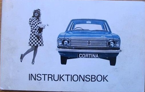 1967 Ford Cortina instruktiondbok