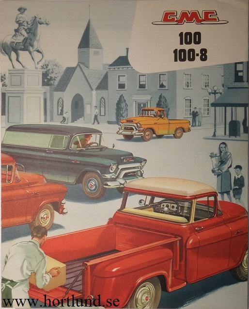 1956 GMC 100 100-8 Truck Broschyr