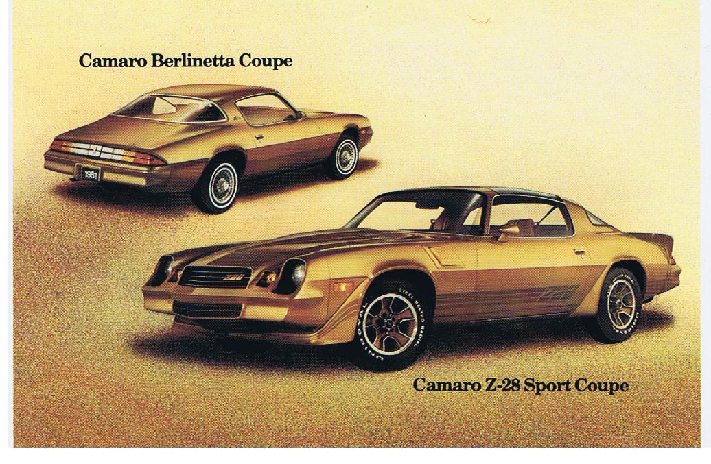 1981 Chevrolet Vykort Camaro