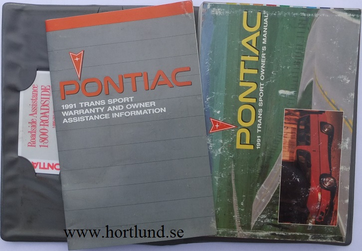 1991 Pontiac Trans Sport Owners Manual