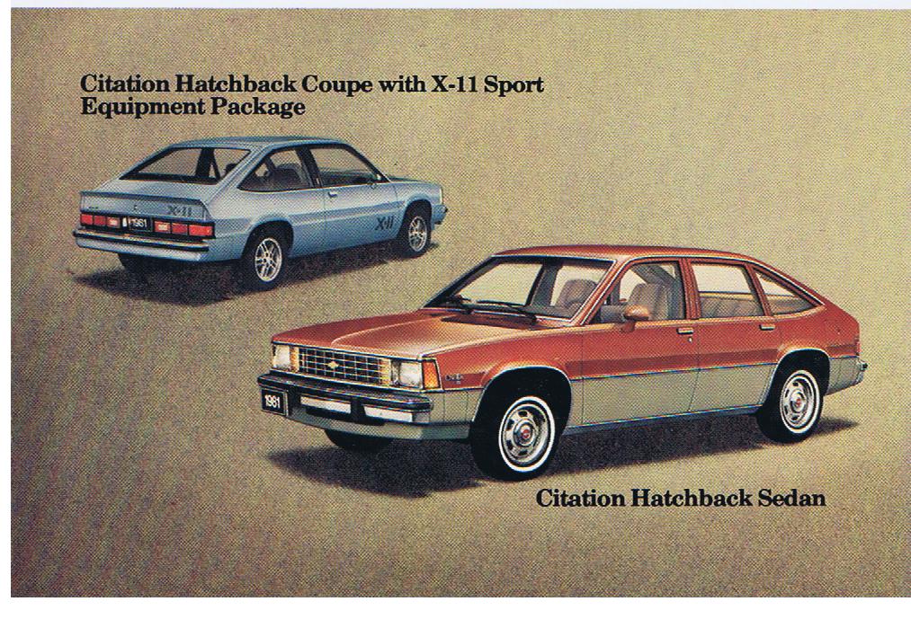 1981 Chevrolet Vykort Citation