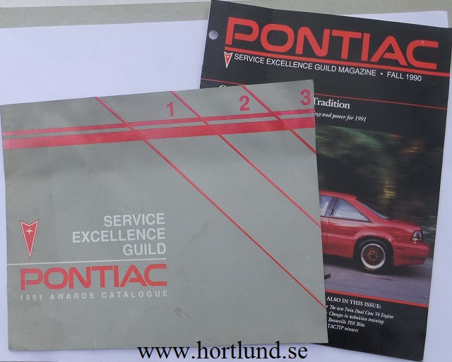 1991 Pontiac Service Excellence Guild Magazine, Fall 1990