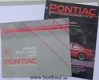 1991 Pontiac Awards Ctalogue