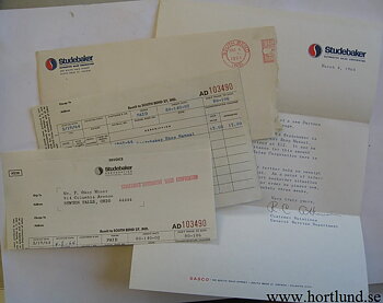 1964 Studebaker Shop Manual beställning