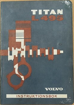1965 Volvo Titan L 495 Instruktionsbok 1-65