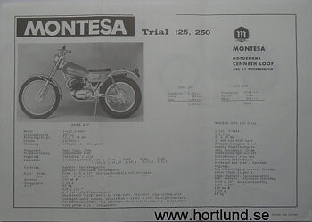 1971 Montesa broschyr svensk