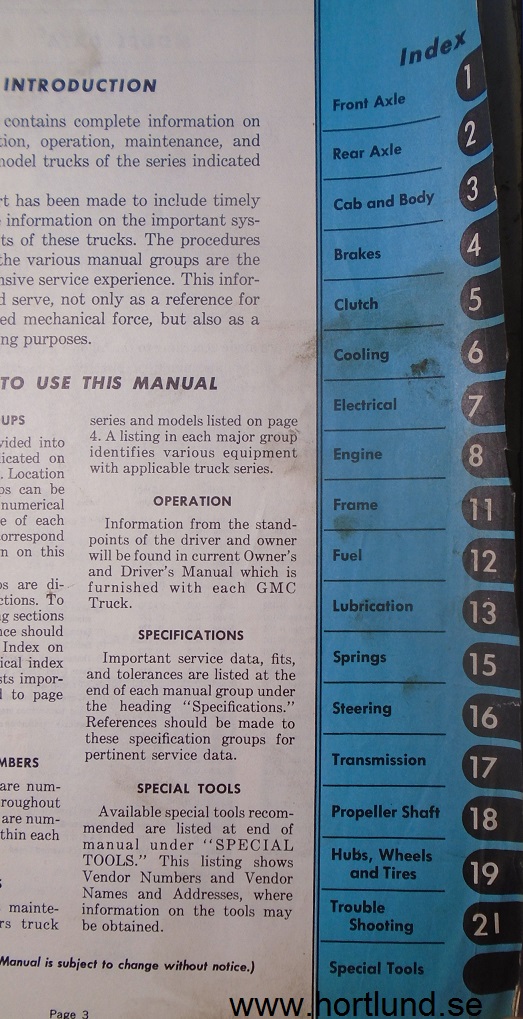 1950 GMC 400-470 Truck Maintenance Manual - 3