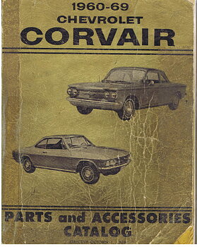 1960 - 1969 Chevrolet Corvair Parts and Accessories Catalog