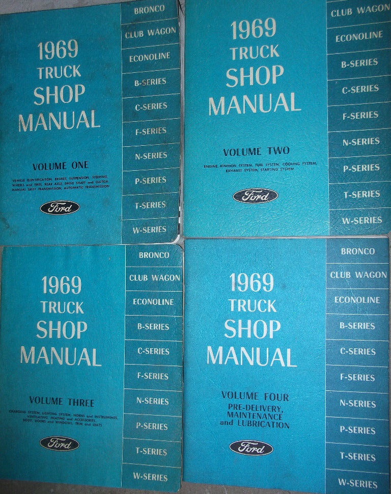 1969 Ford Truck Shop Manual