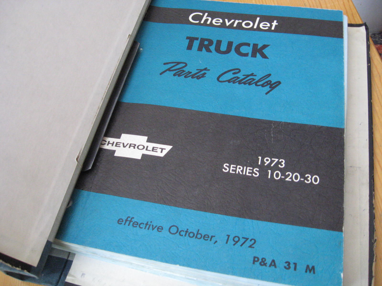 1973 Chevrolet Truck Parts Catalog Series 10 - 30