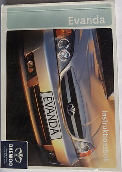 2005 Daewoo Evanda Instruktionsbok