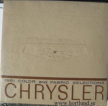 1961 Chrysler Dealer Album