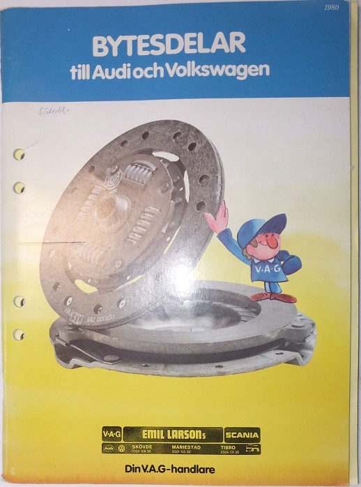 1950 - 1980 Volkswagen och Audi Bytesdelar