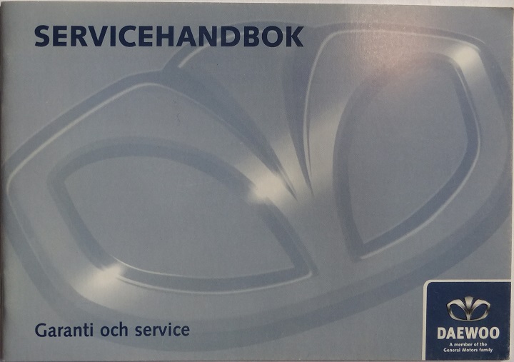 2005 Daewoo Servicehandbok