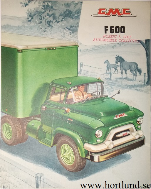 1956 GMC F600 Truck Broschyr