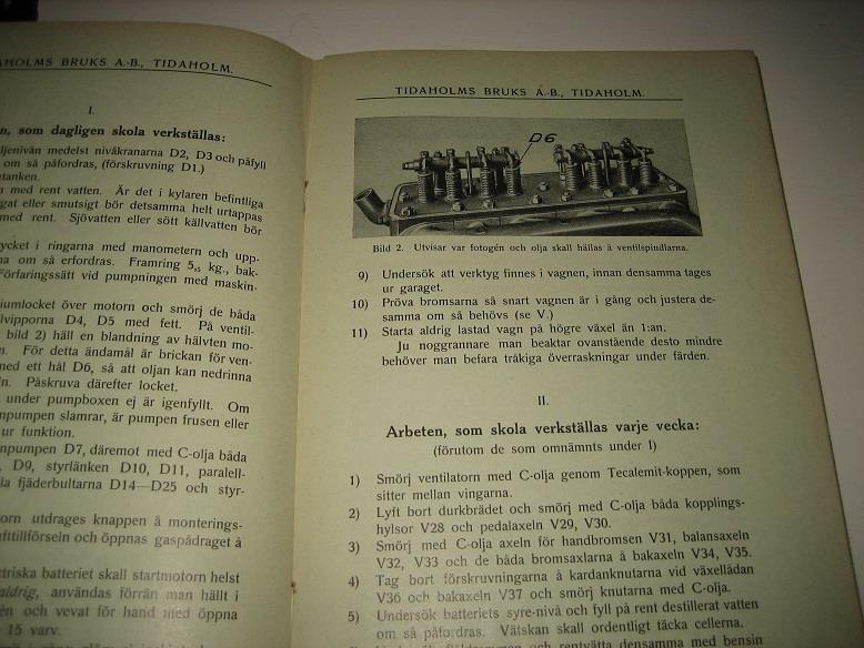 1924 Tidaholm instruktionsbok - 2