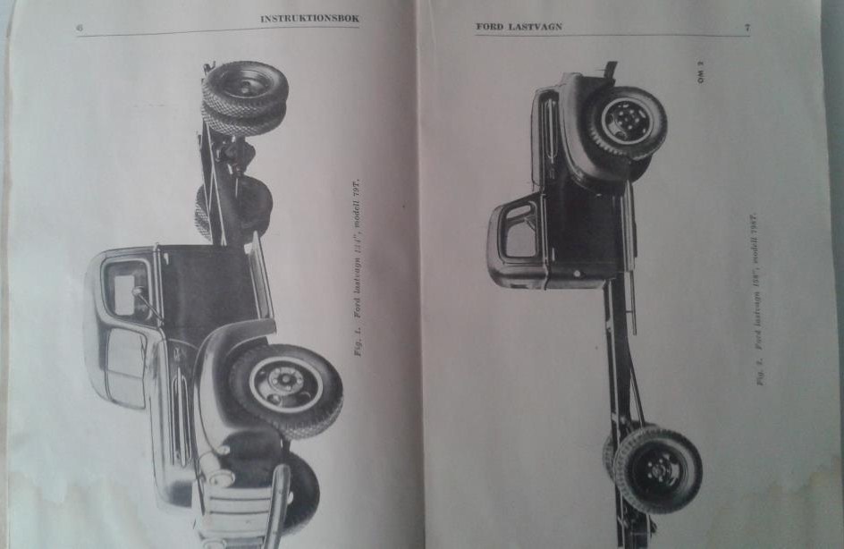 1947 Ford Lastvagn 100 HK Instruktionsbok svensk - 5