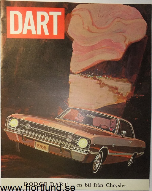 1968 Dodge Dart broschyr svensk