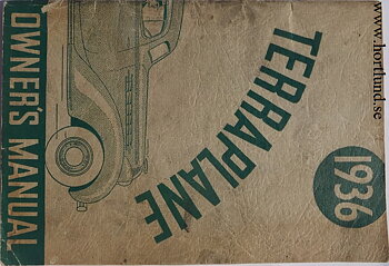 1936 Terraplane Owner's Manual