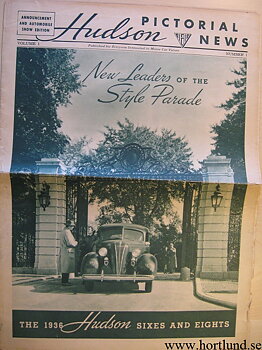 1936 Hudson Pictoral News Number 1