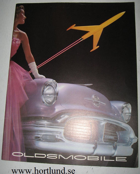 1956 Oldsmobile lyx broschyr