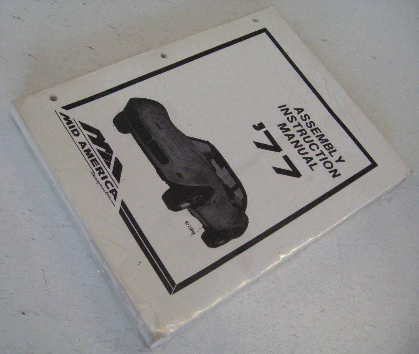 1977 Chevrolet Corvette Assembly Instruction Manual
