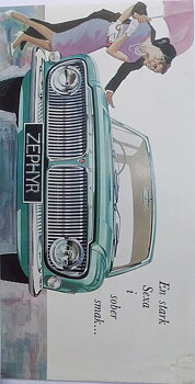 1963 Ford Zephyr broschyr