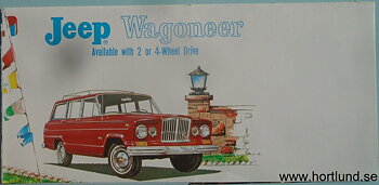 1963 Jeep Wagoneer broschyr