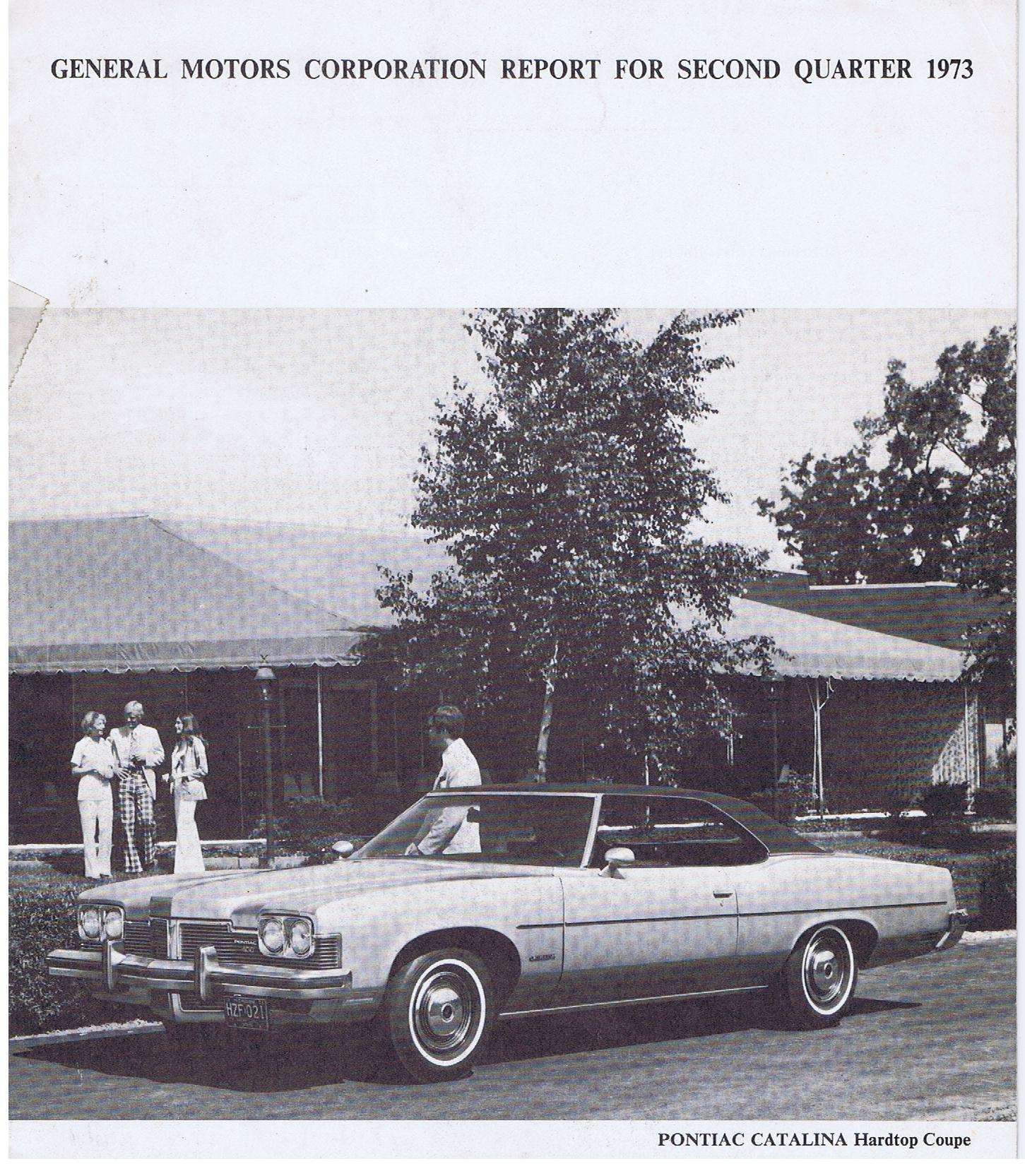 1973 Chevrolet General Motors Report for second Quarter 1973