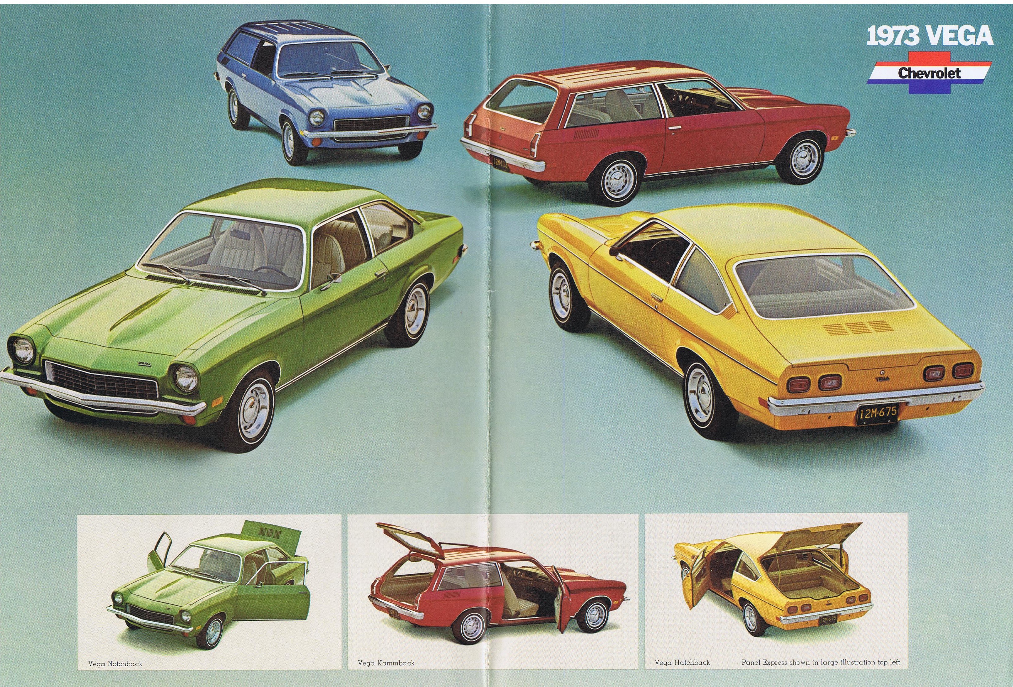 1973 Chevrolet Vega Affisch