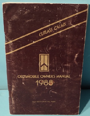 1988 Oldsmobile Cutlass Calais Owner's Manual