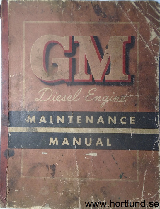 1950 GM Diesel Engine series 71 Maintenance Manual