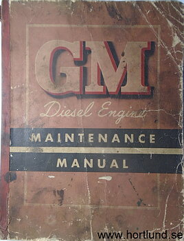 1950 GM Diesel Engine series 71 Maintenance Manual