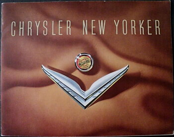 1953 Chrysler New Yorker lyxbroschyr