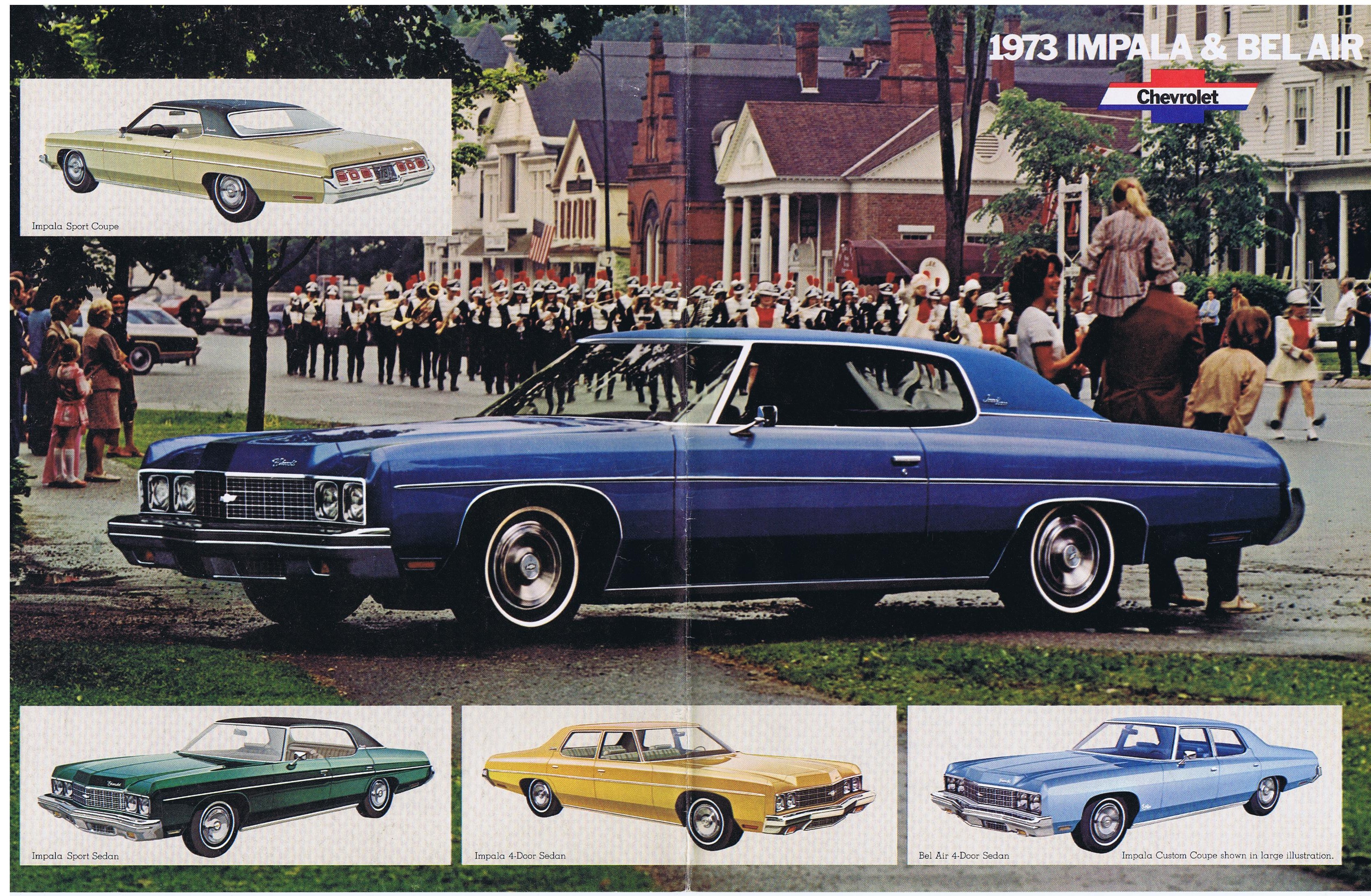 1973 Chevrolet Impala & Bel Air Affisch