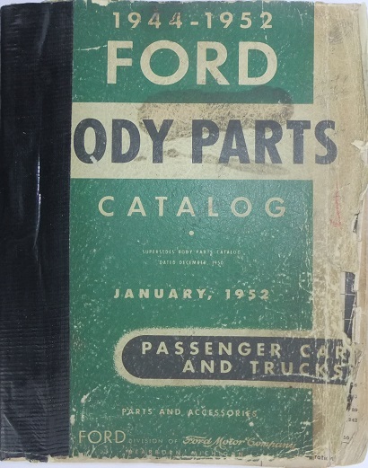 1944-1952 Ford cars and Trucks  Body Parts Catalog