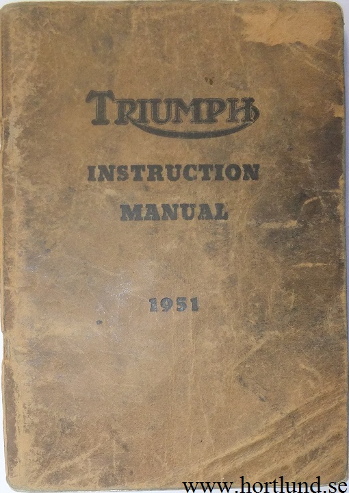 1951 Triumph Instruction Manual