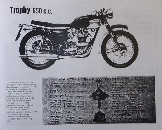 1966 Triumph broschyr - 2