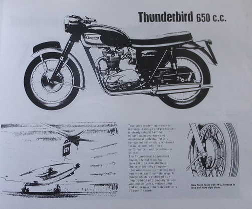 1966 Triumph broschyr - 3