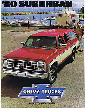 1980 Chevrolet Truck Suburban Broschyr