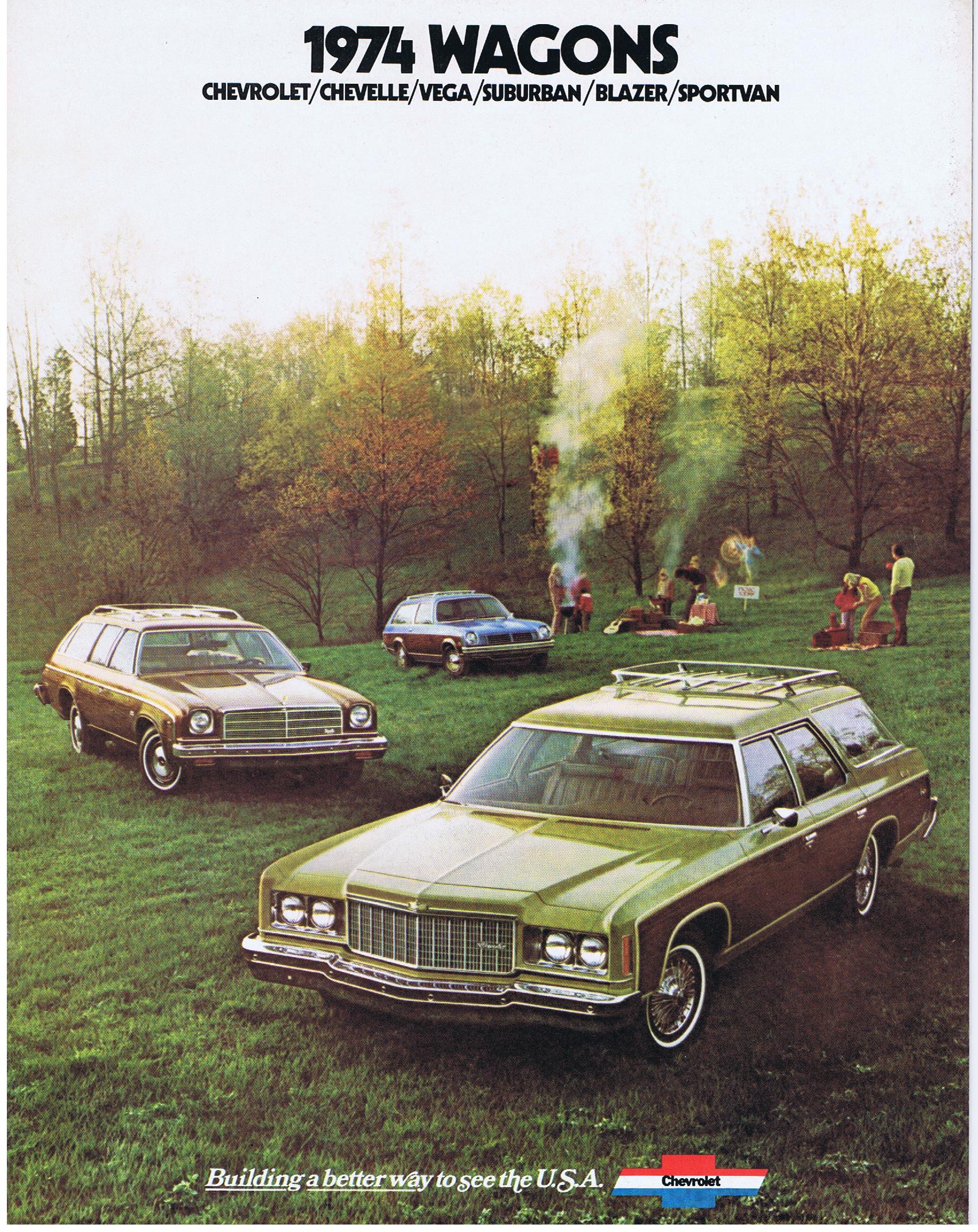 1974 Chevrolet Wagons Broschyr