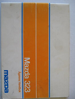 1978 Mazda 323 Instruktionsbok