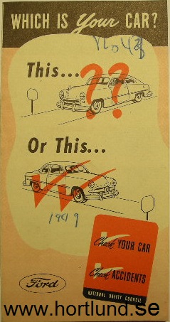 1949 Ford broschyr, Which is Your Car?