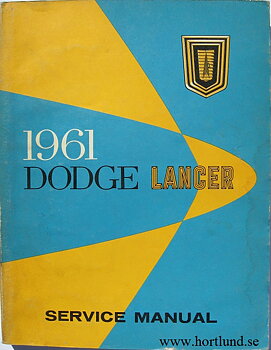 1961 Dodge Lancer Service Manual