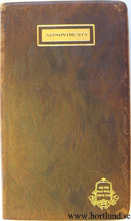 1929 Packard Apointments almanacka