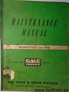 1952 GMC 450-470 Truck Maintenance Manual