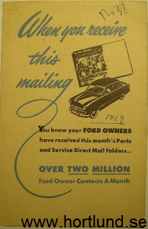 1949 Ford broschyr, When you receive...